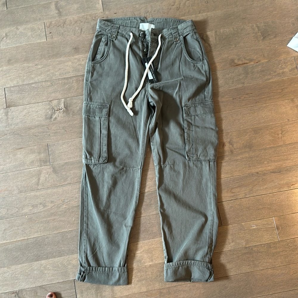 One teaspoon cargo safari relaxed pant dark khaki
